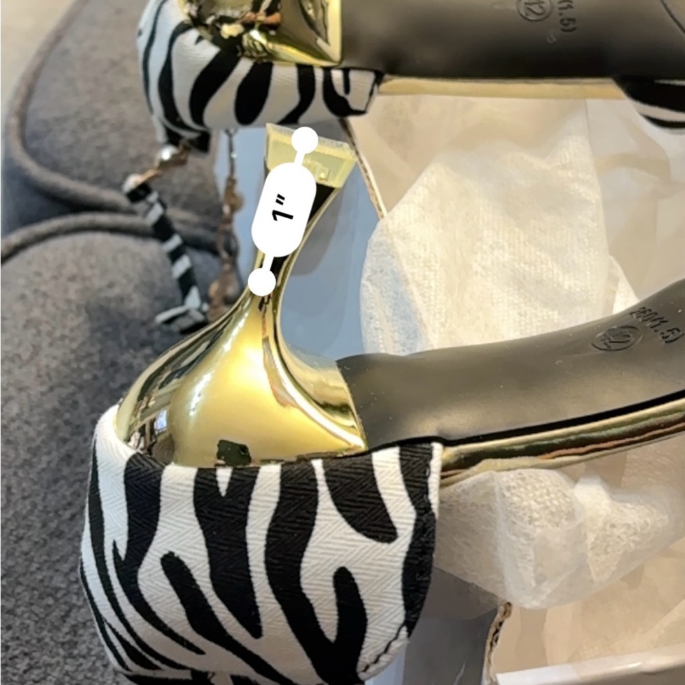 Zebra Print Women's Shoes - Picture 9 of 9
